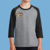 Youth Core Blend 3/4 Sleeve Raglan Tee Thumbnail